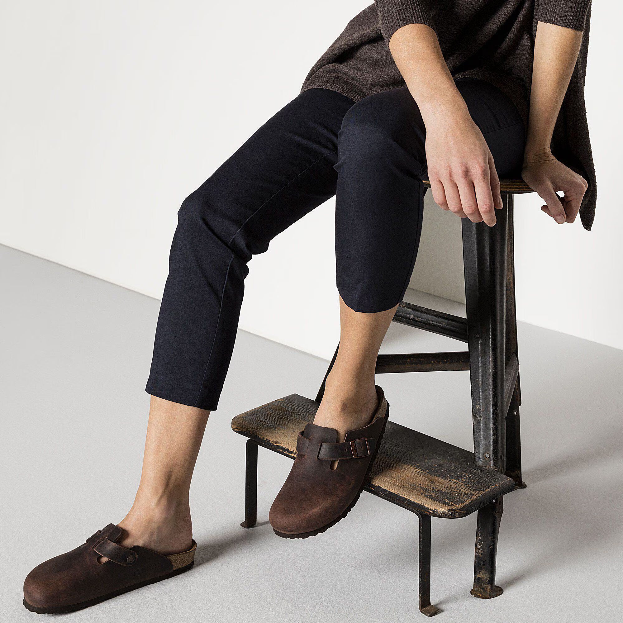 Birkenstock Boston Soft Footbed Oiled Nubuck Leather R