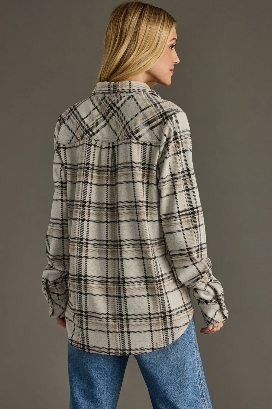 Super Soft Plaid Button Down Shirt