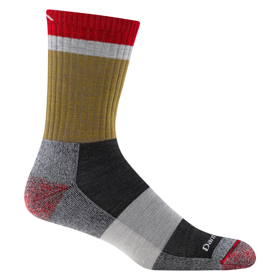 Darn Tough Men's Heady Stripe Micro Crew Lightweight Hiking Socks