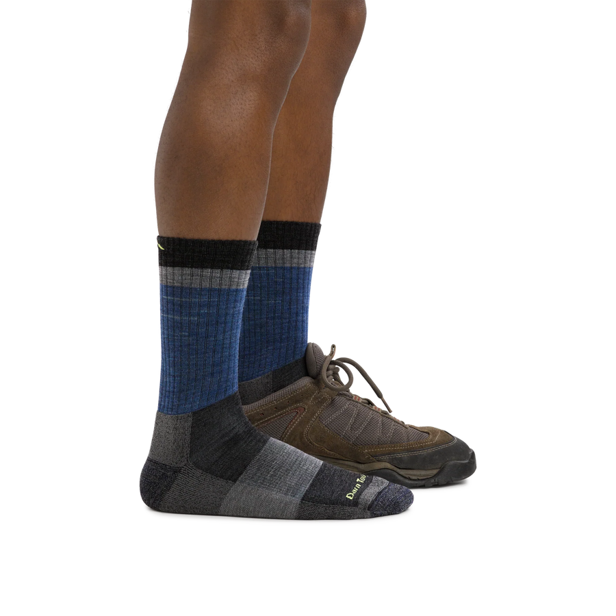 Darn Tough Men's Heady Stripe Micro Crew Lightweight Hiking Sock