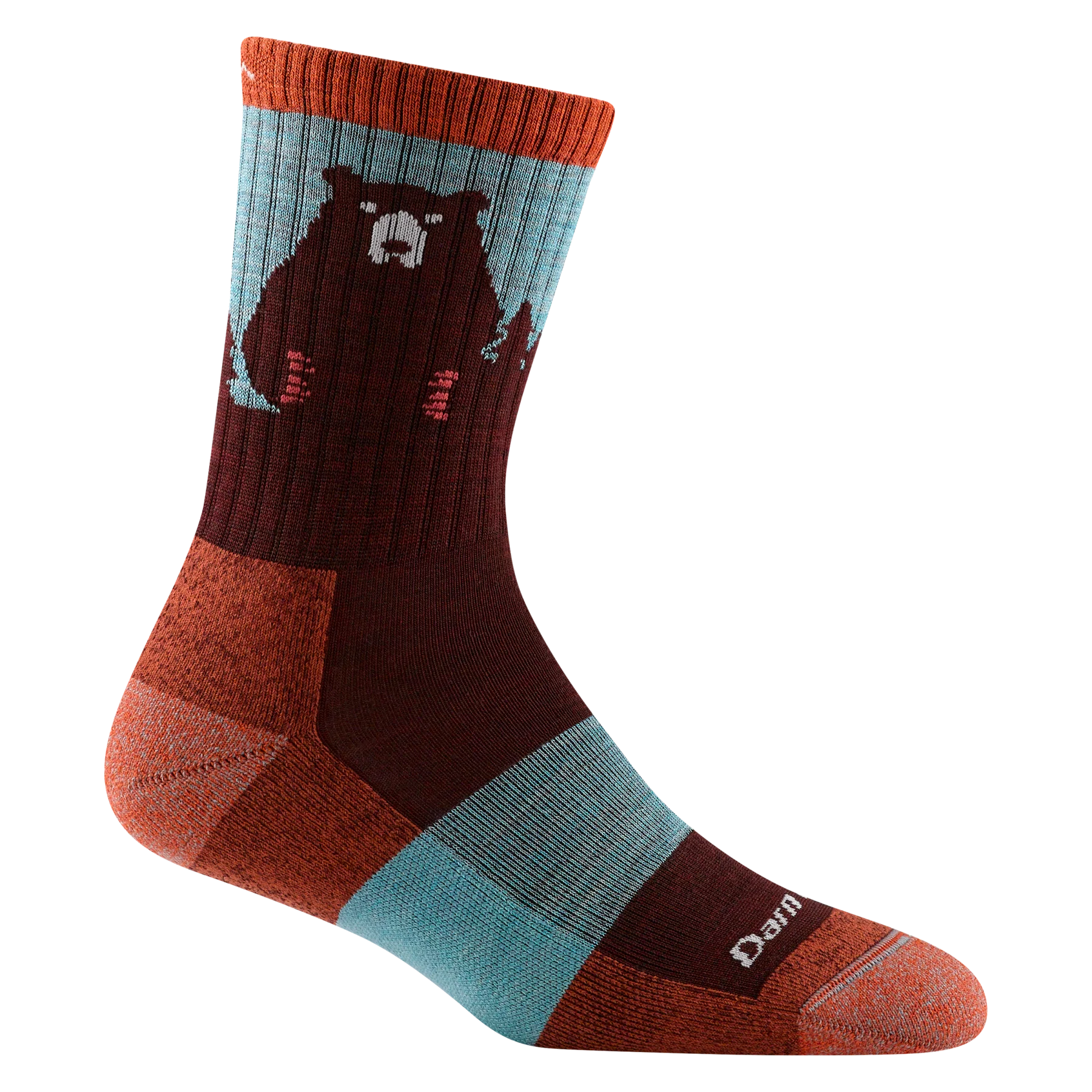 Darn Tough Women's Bear Town Micro Crew Lightweight Hiking Socks