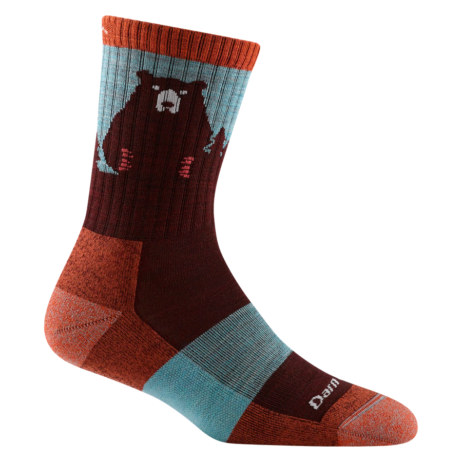Darn Tough Women's Bear Town Micro Crew Lightweight Hiking Socks