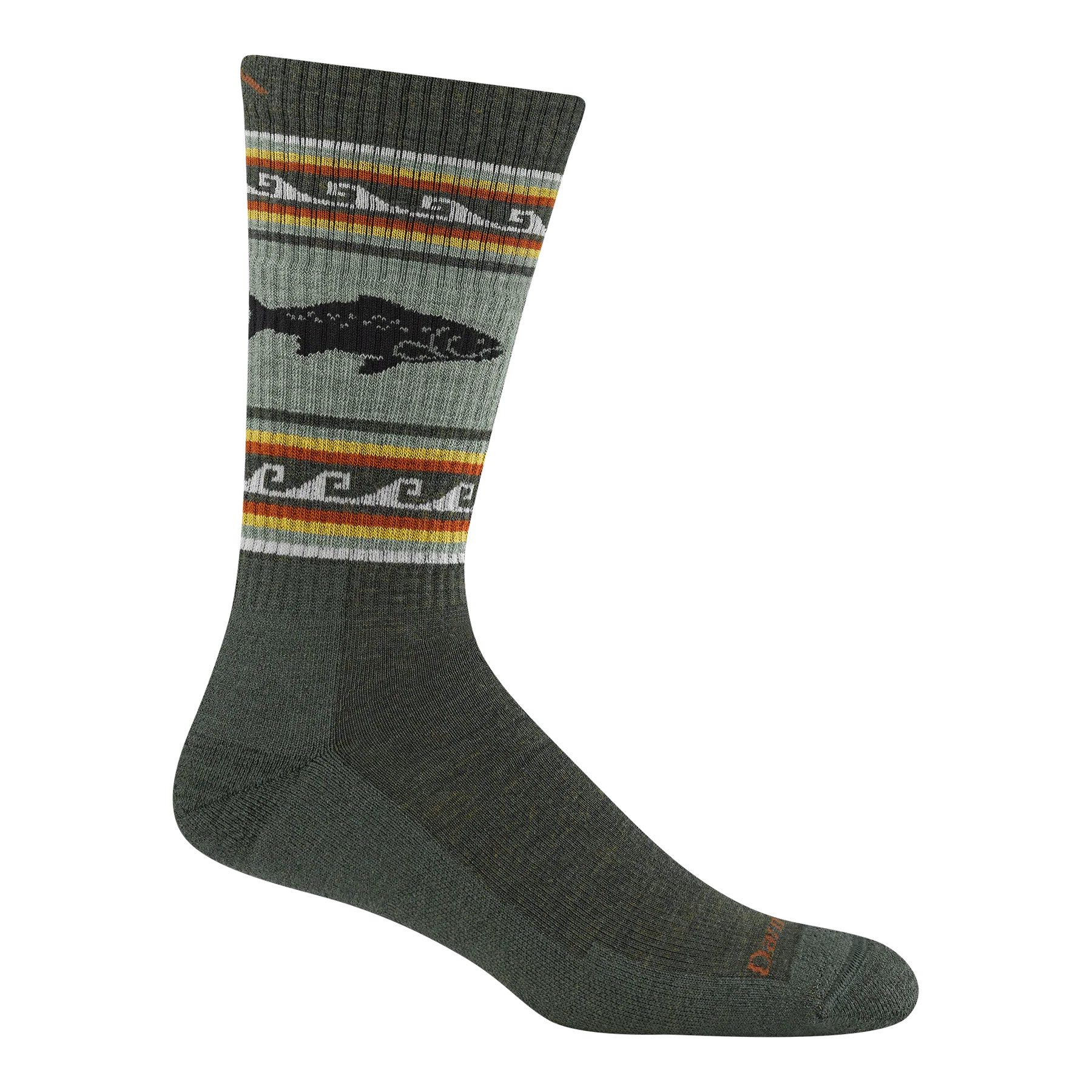 Darn Tough Men's Vangrizzle Boot Midweight Hiking Socks