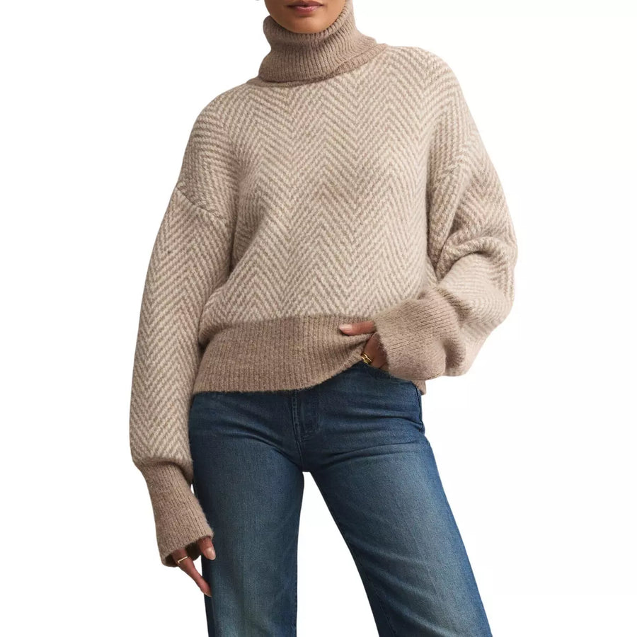 Balkan Turtleneck Pullover Sweater