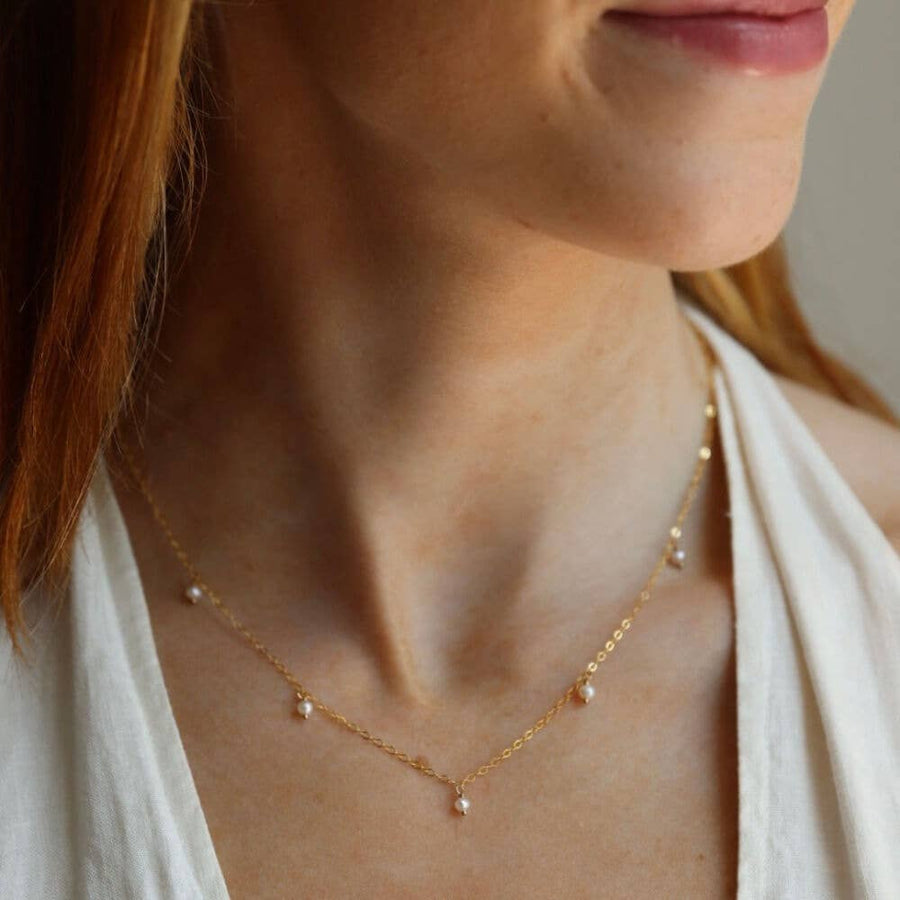 Token Delicate Pearl Necklace