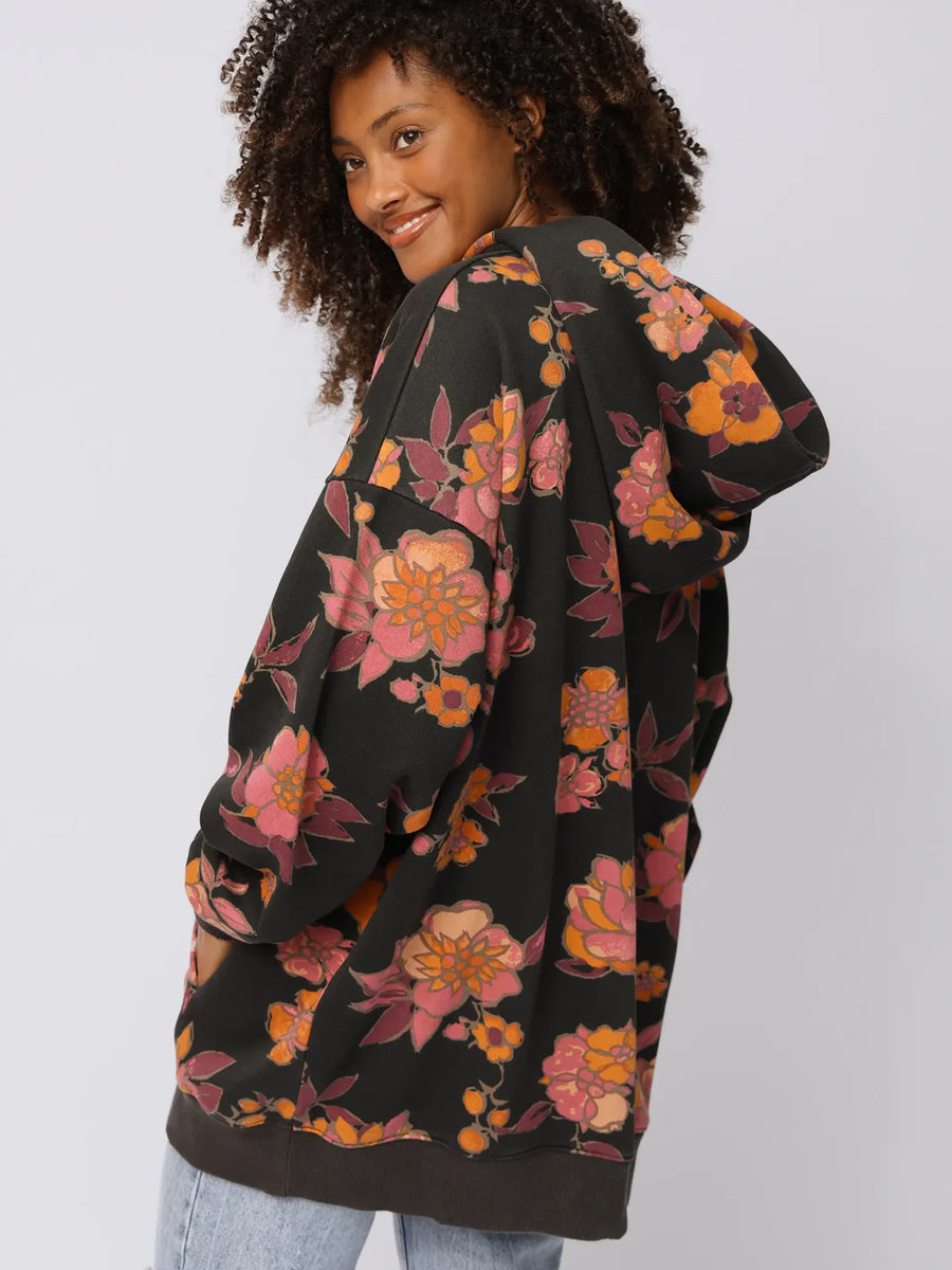Oversized Printed Hoodie