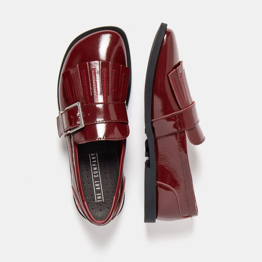 Art Nappa Shinny Burdeos/Siena Loafer