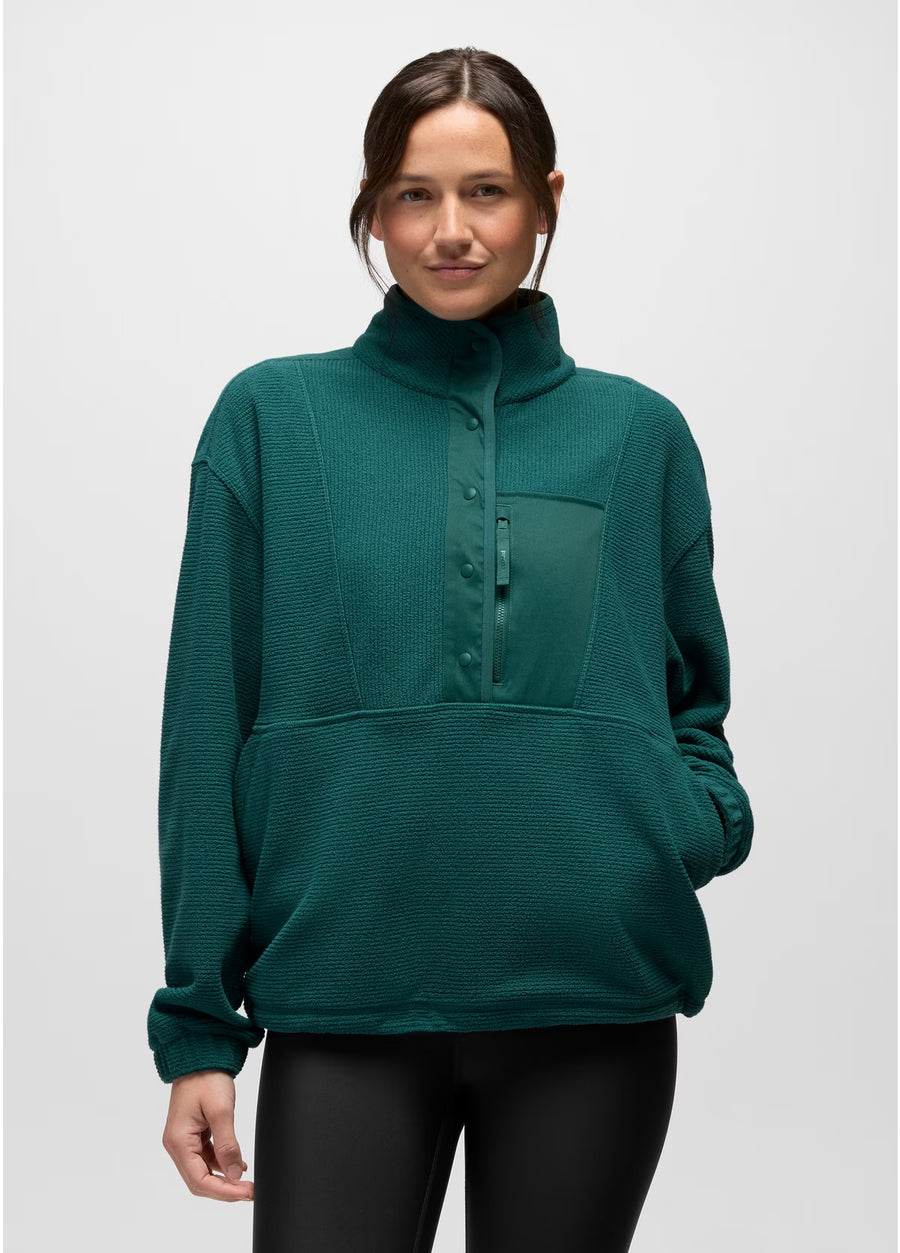 Prana Stretch Zion Fleece Half Snap