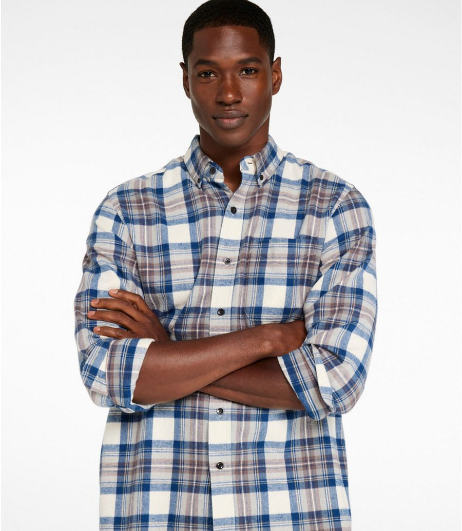 Men's Scotch Plaid Flannel Shirt