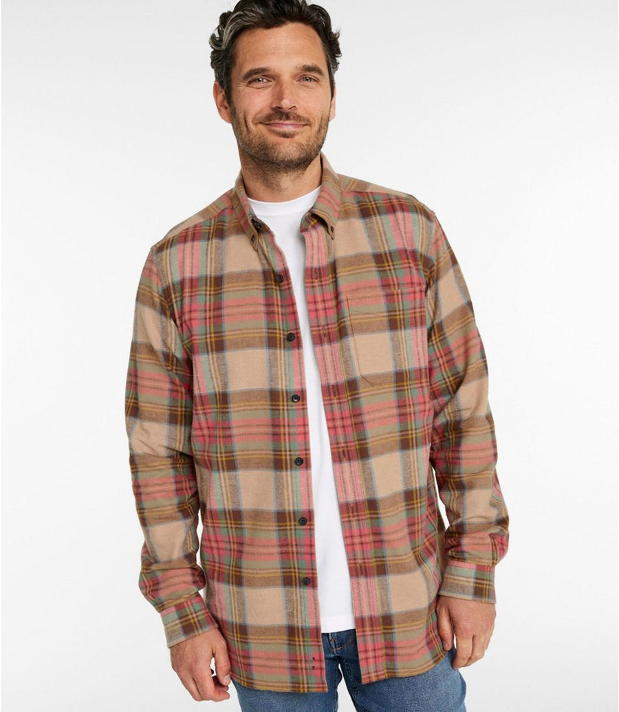 Men's Scotch Plaid Flannel Shirt