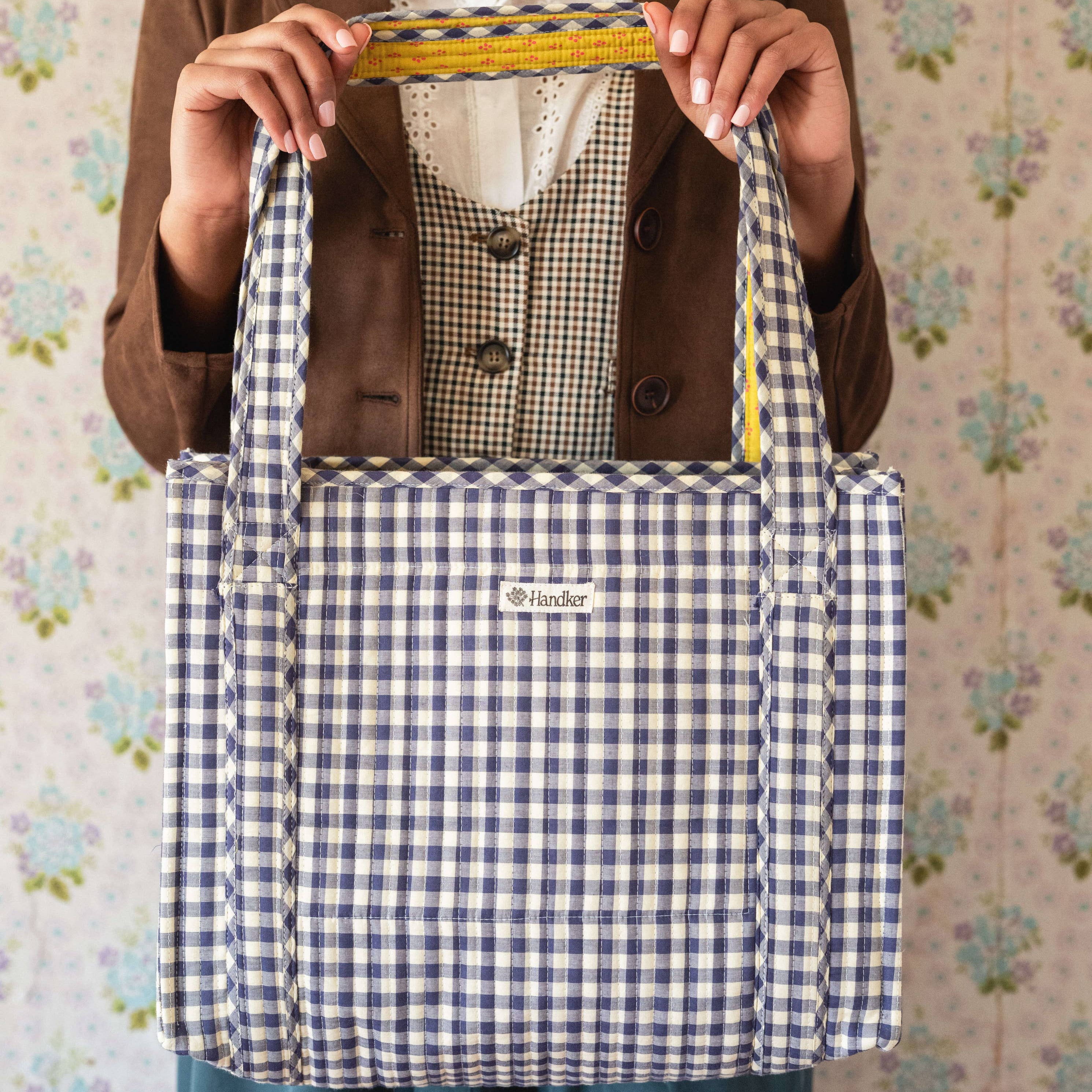 Handker Teddy Quilted Tote