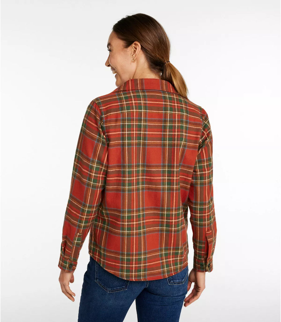 LLBean Women's Scotch Plaid Flannel Shirt