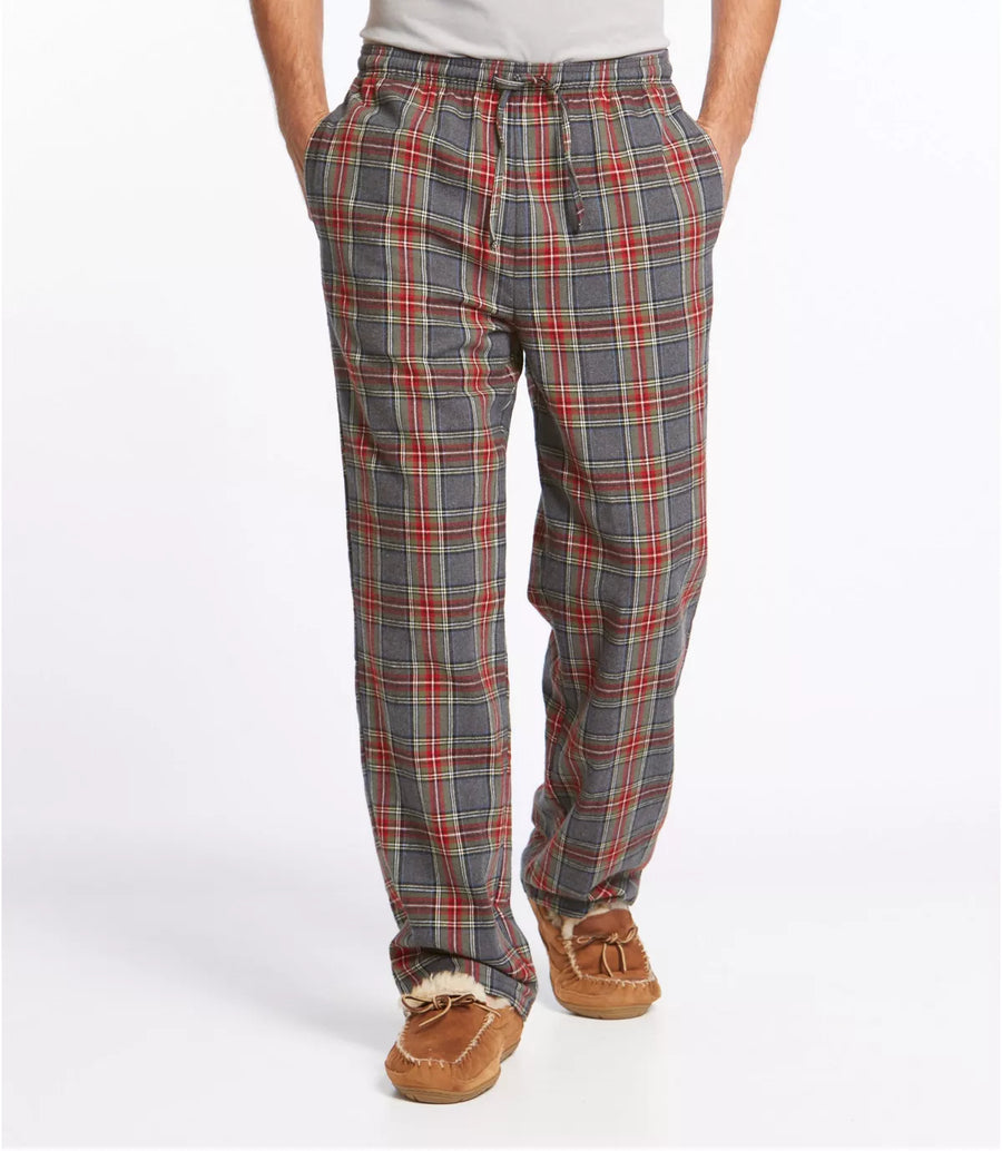 LLBean Men's Scotch Plaid Flannel Sleep Pant 32"