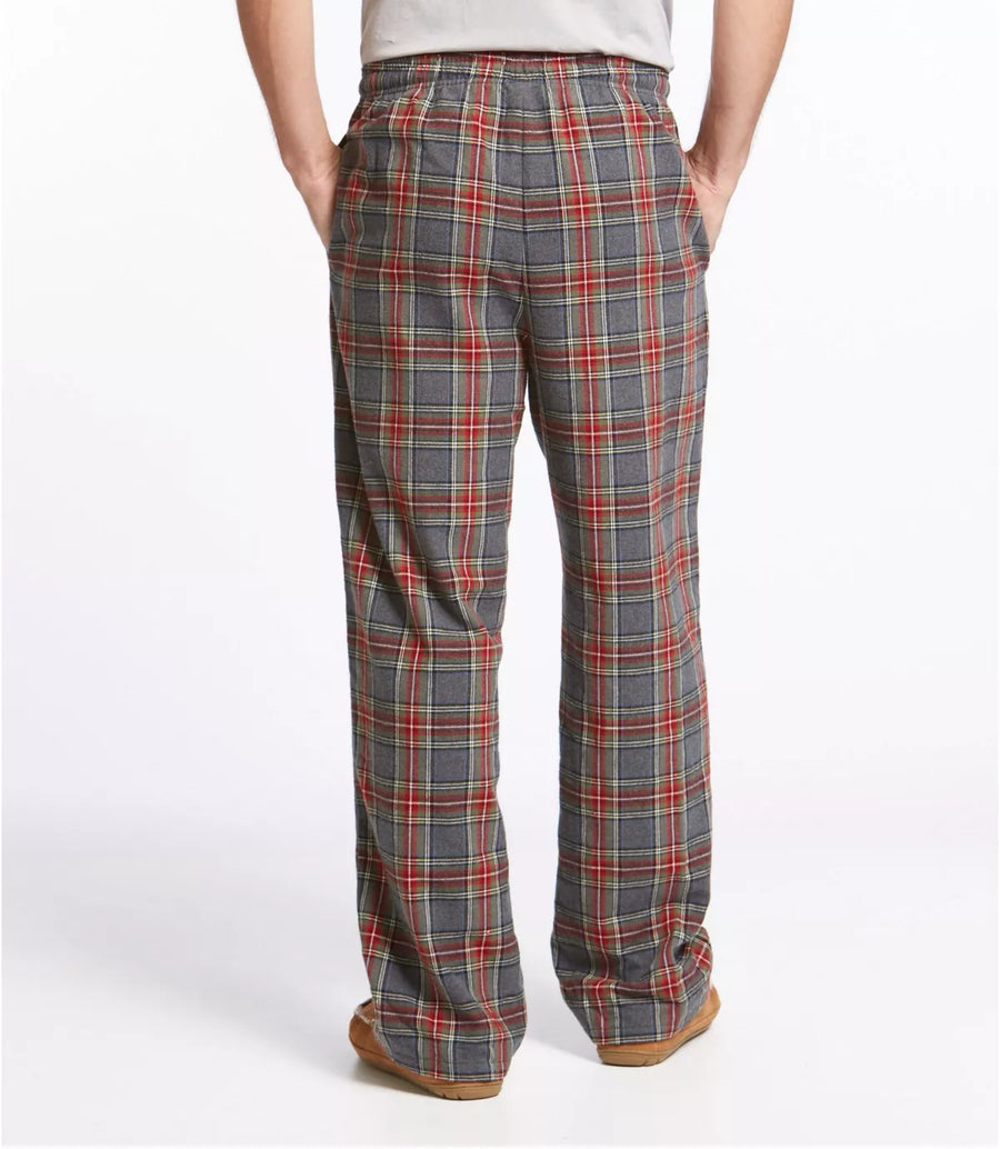 LLBean Men's Scotch Plaid Flannel Sleep Pant 32"