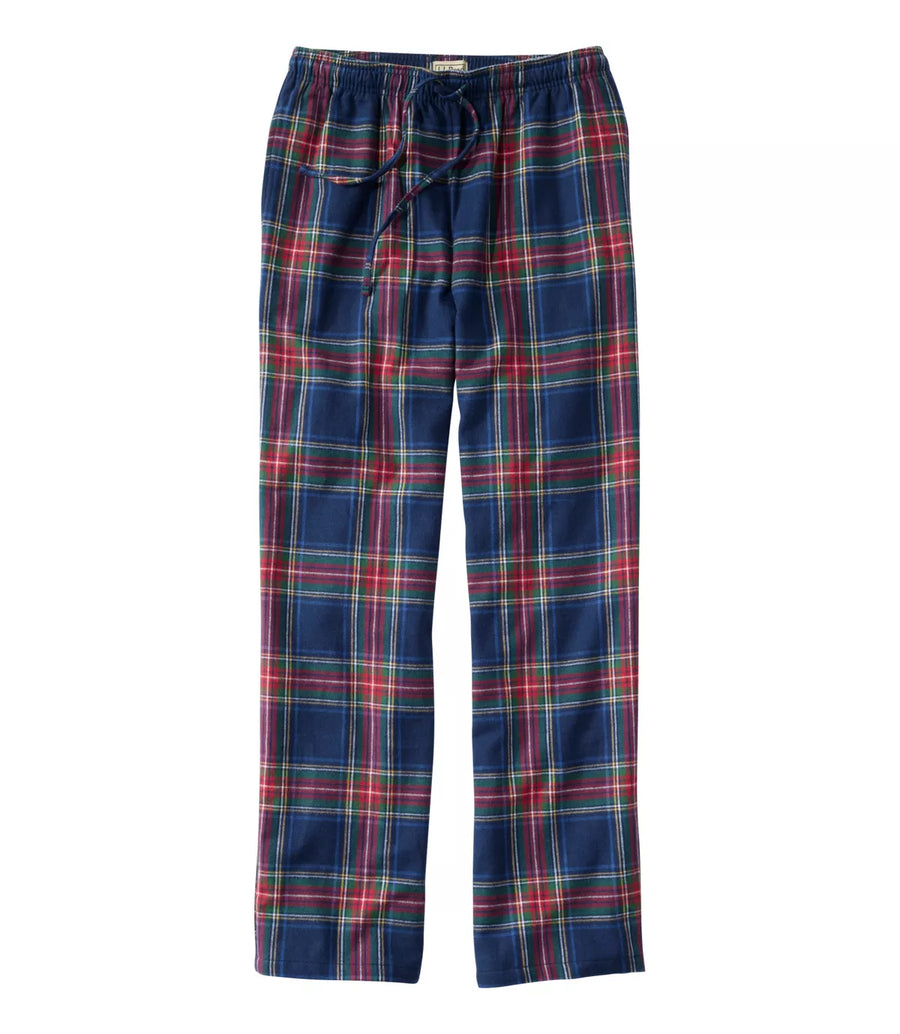 LLBean Men's Scotch Plaid Flannel Sleep Pant 32"