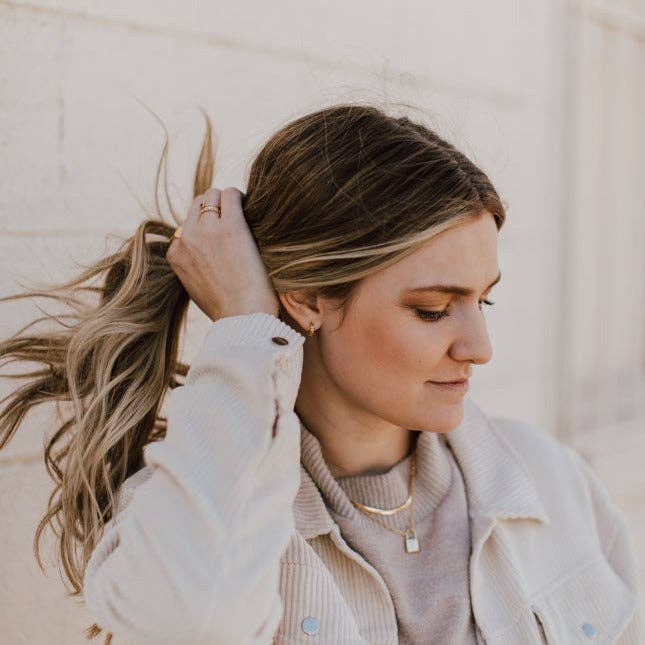Mauve Jewelry Athena Hoops