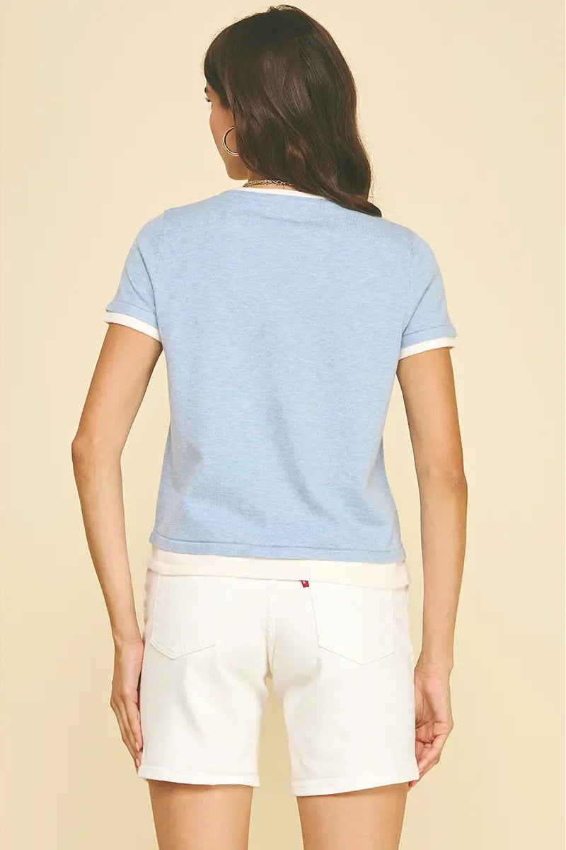 PINCH Double Layered Knit Top