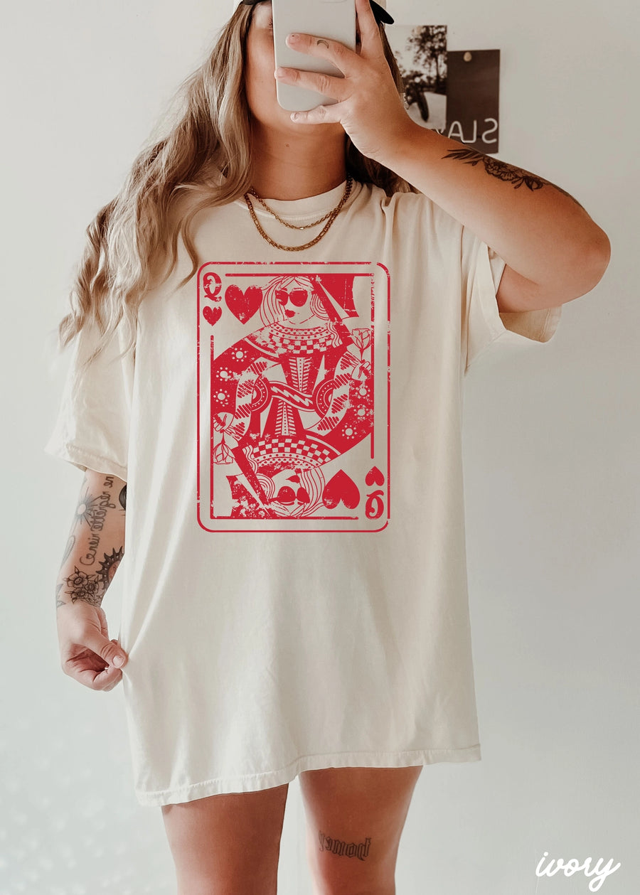 Queen of Hearts Tee