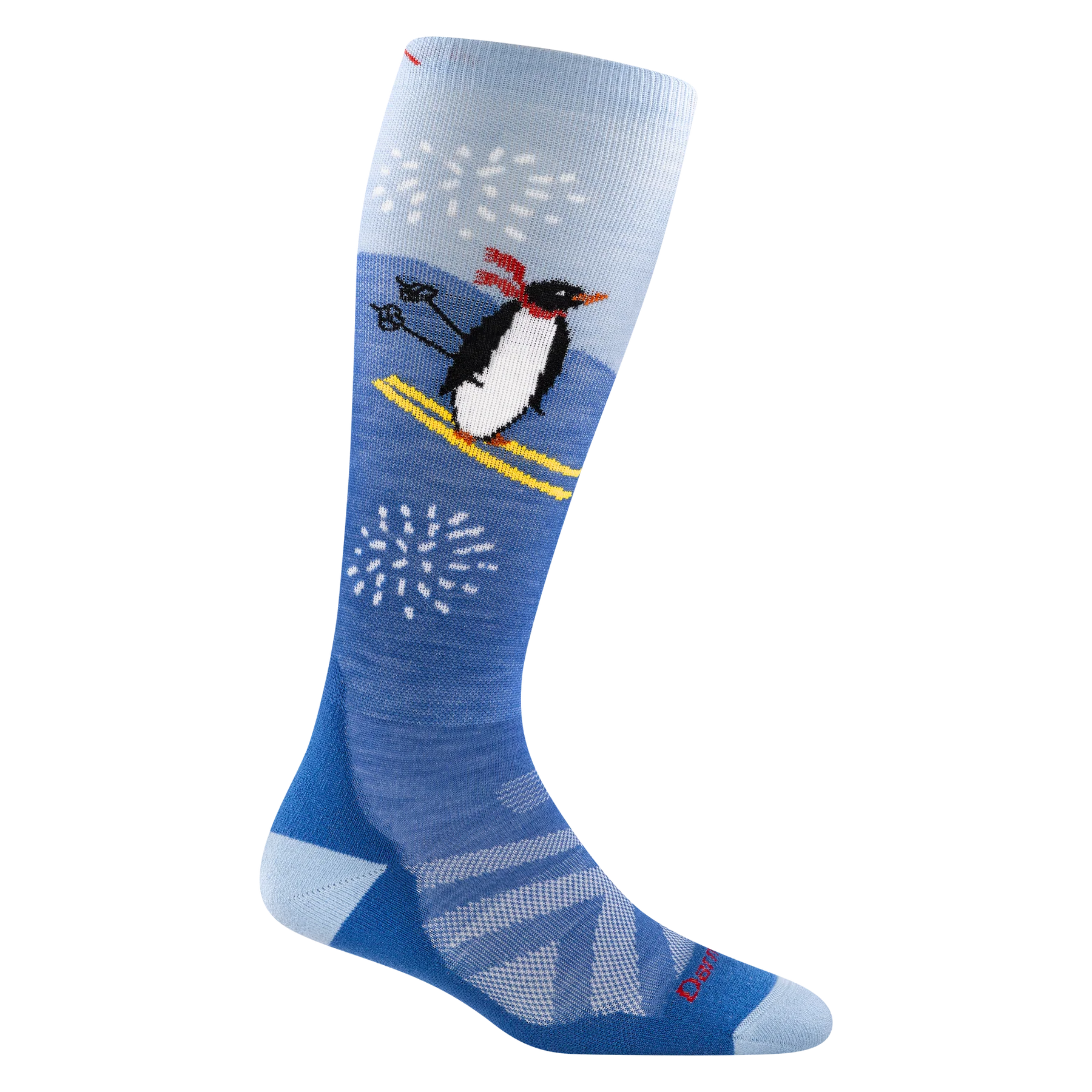 Darn Tough Kids Penguin Peak Over-the-Calf Midweight Ski & Snowboard Socks