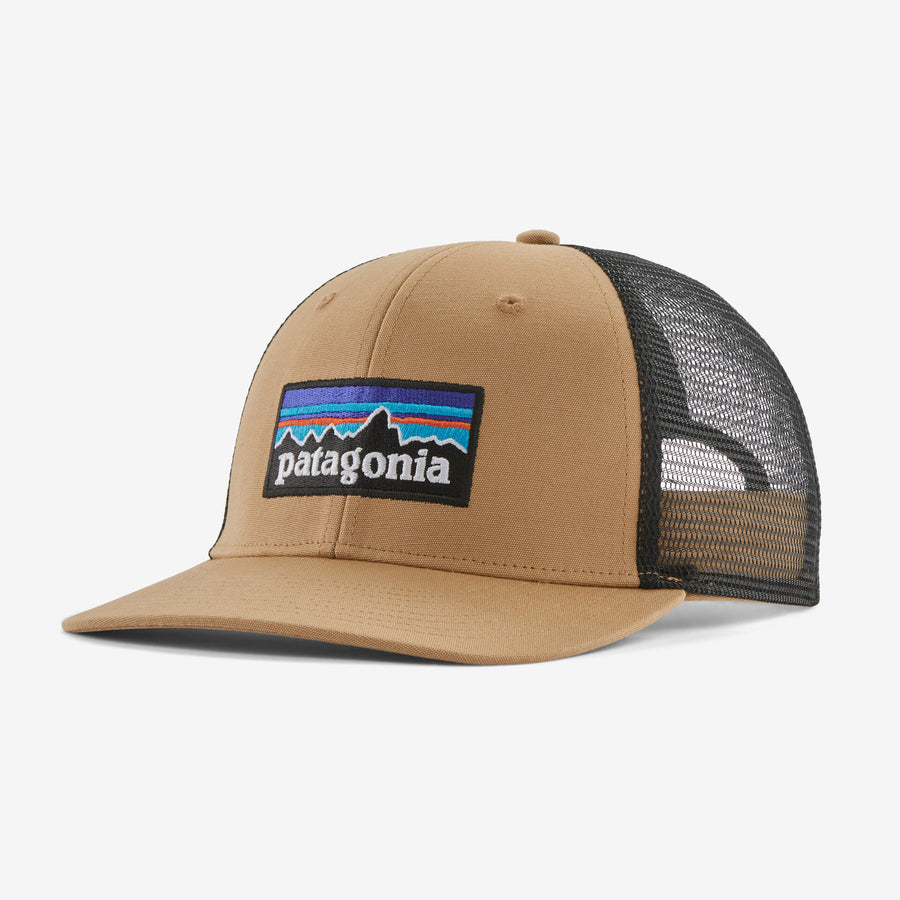 Patagonia  Grayling Brown P-6 Logo Trucker Hat