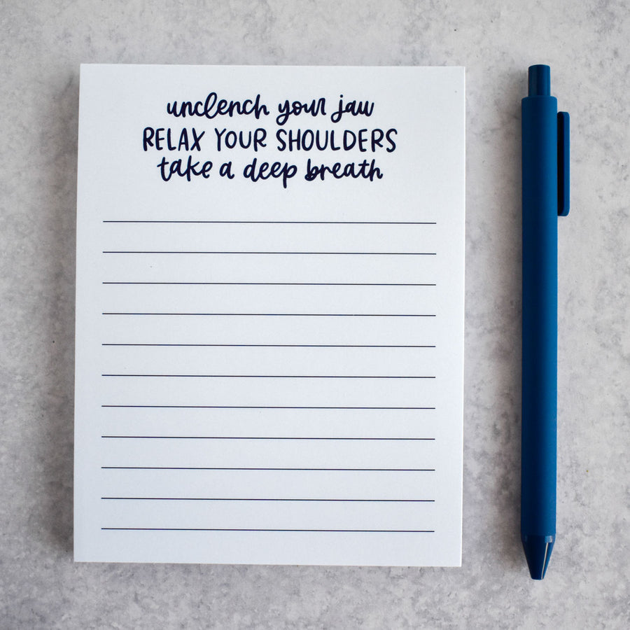 Self Care Reminders Notepad