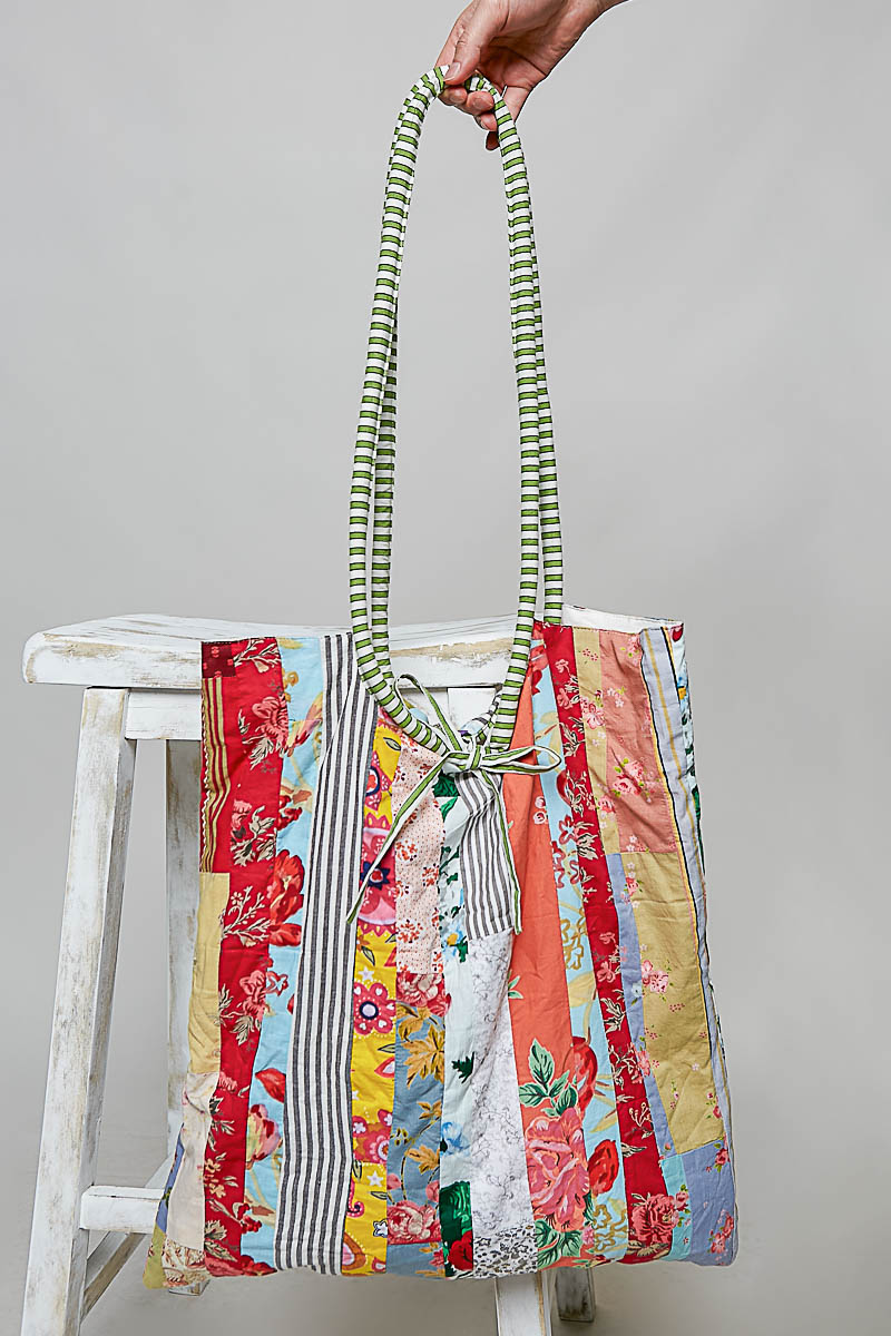 POL Boho Quilted Patchwork Shoulder Bag