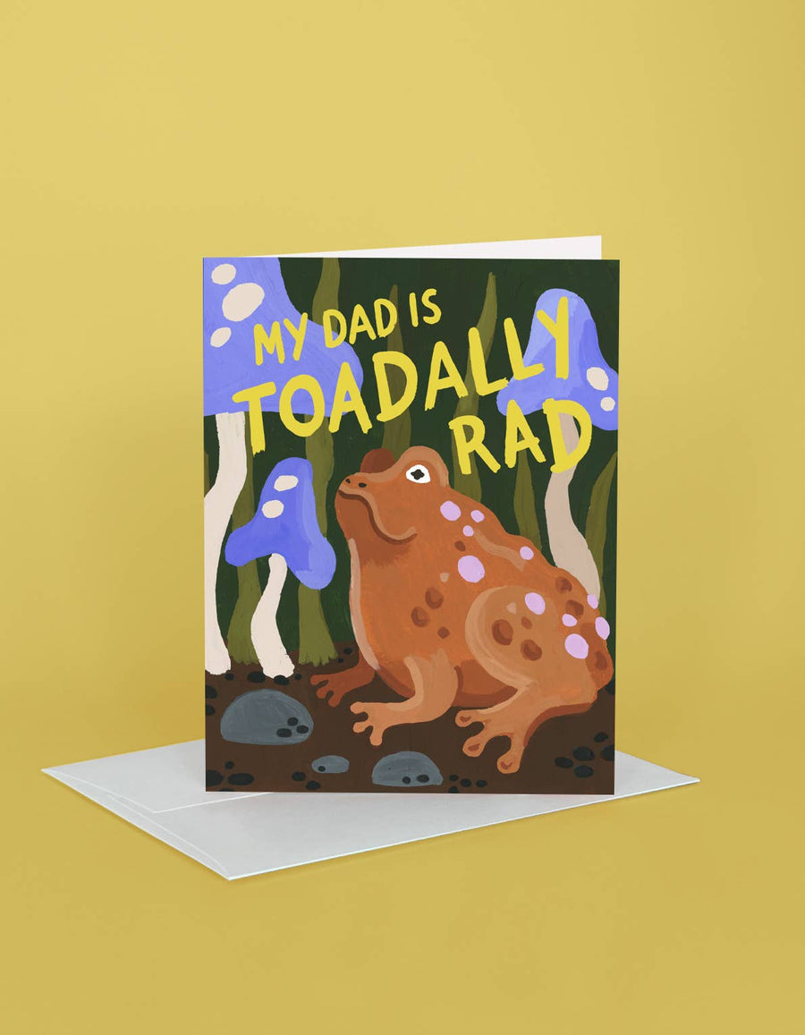 Idlewild Father's Day Greeting Card | Toadally Rad Dad