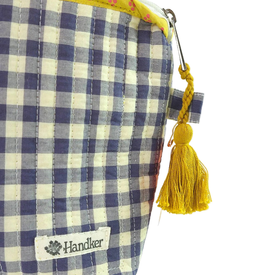 Handker Teddy Quilted Zipper Pouch
