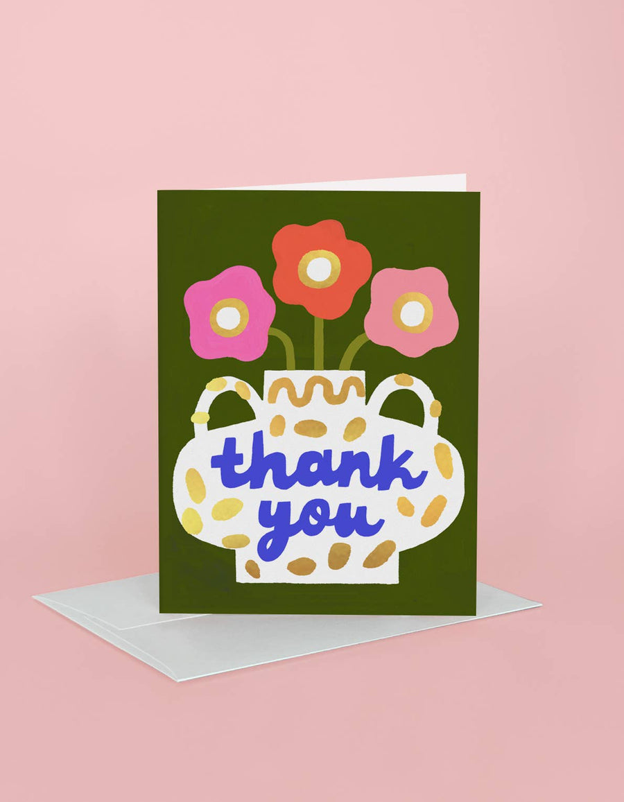 Idlewild Thank You Greeting Card | Thank You Vase