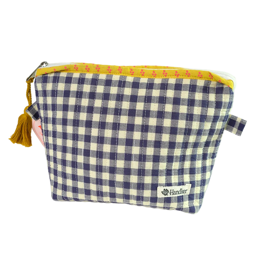Handker Teddy Quilted Zipper Pouch