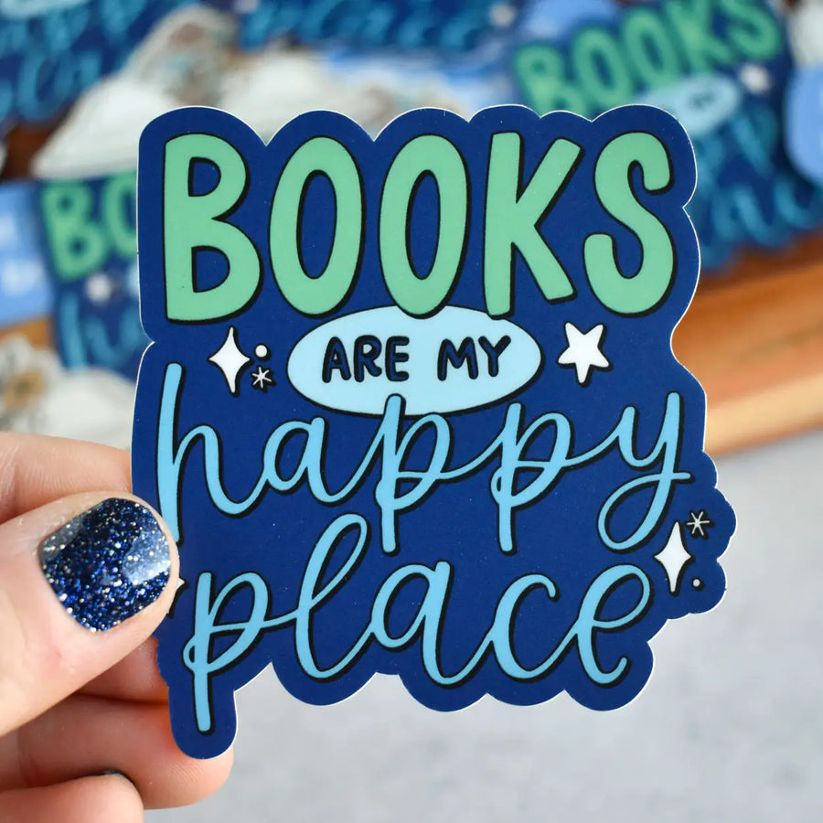 KYN Books Are My Happy Place Sticker
