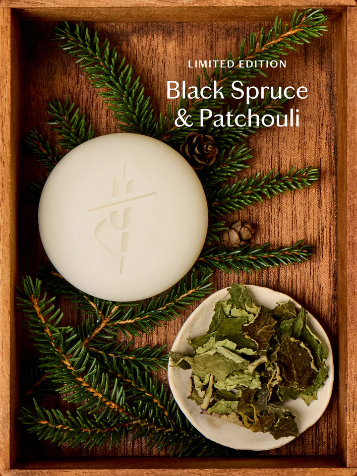 Black Spruce & Patchouli Deep Moisturizing Lotion Bar