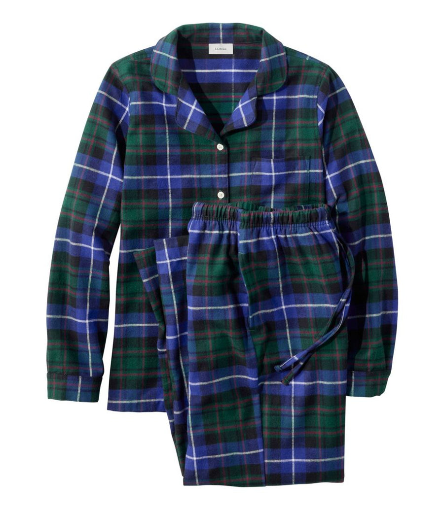 Women's Scotch Plaid Flannel Pajamas