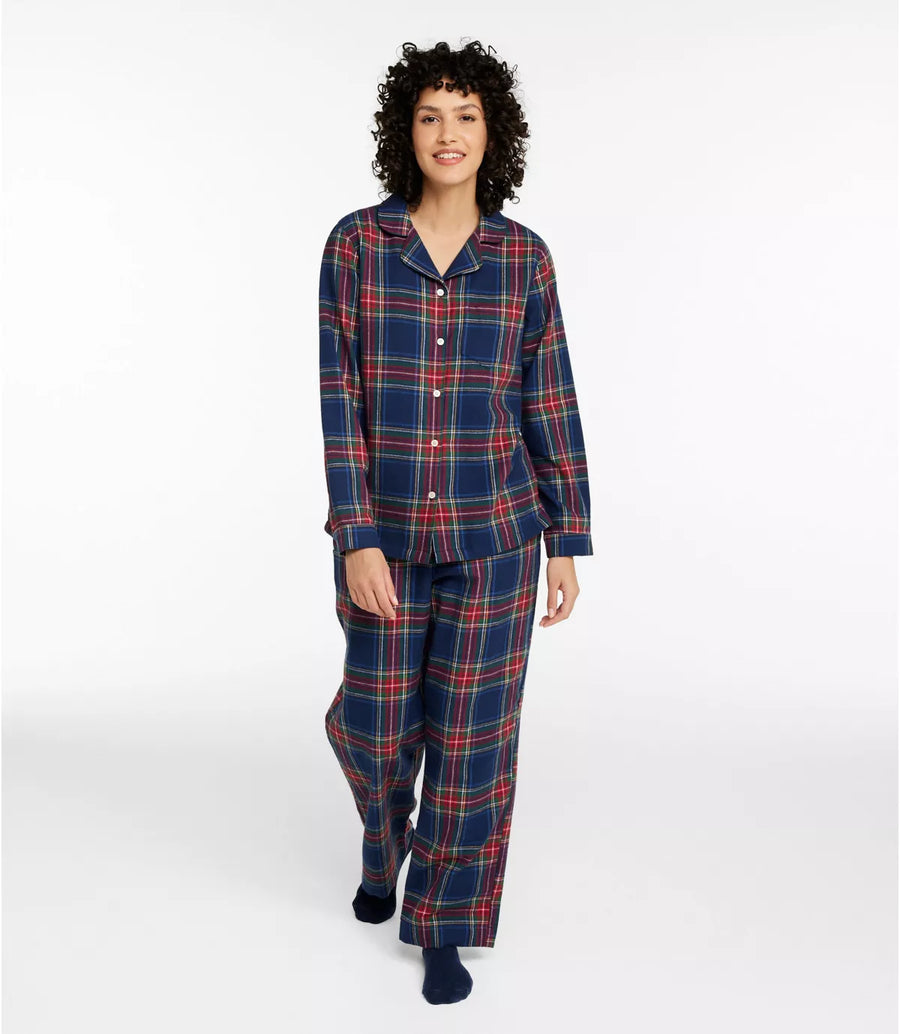 LLBean Women's Scotch Plaid Flannel Pajamas