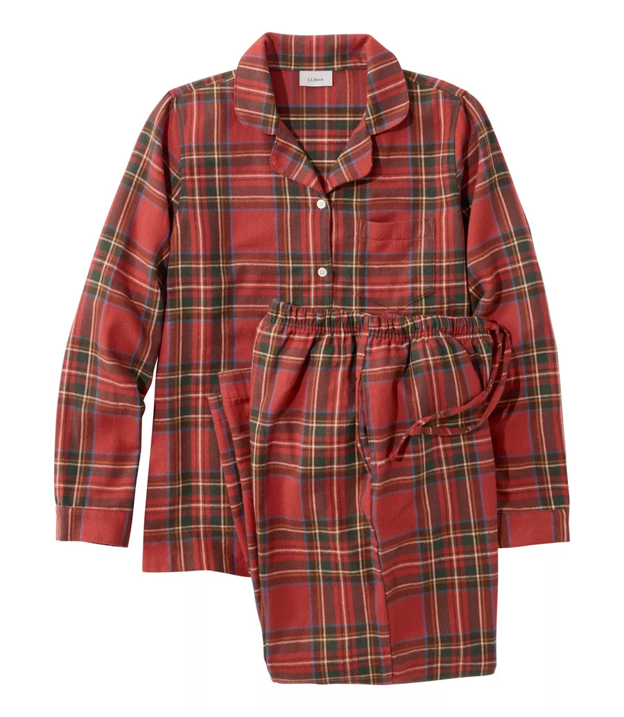 LLBean Women's Scotch Plaid Flannel Pajamas