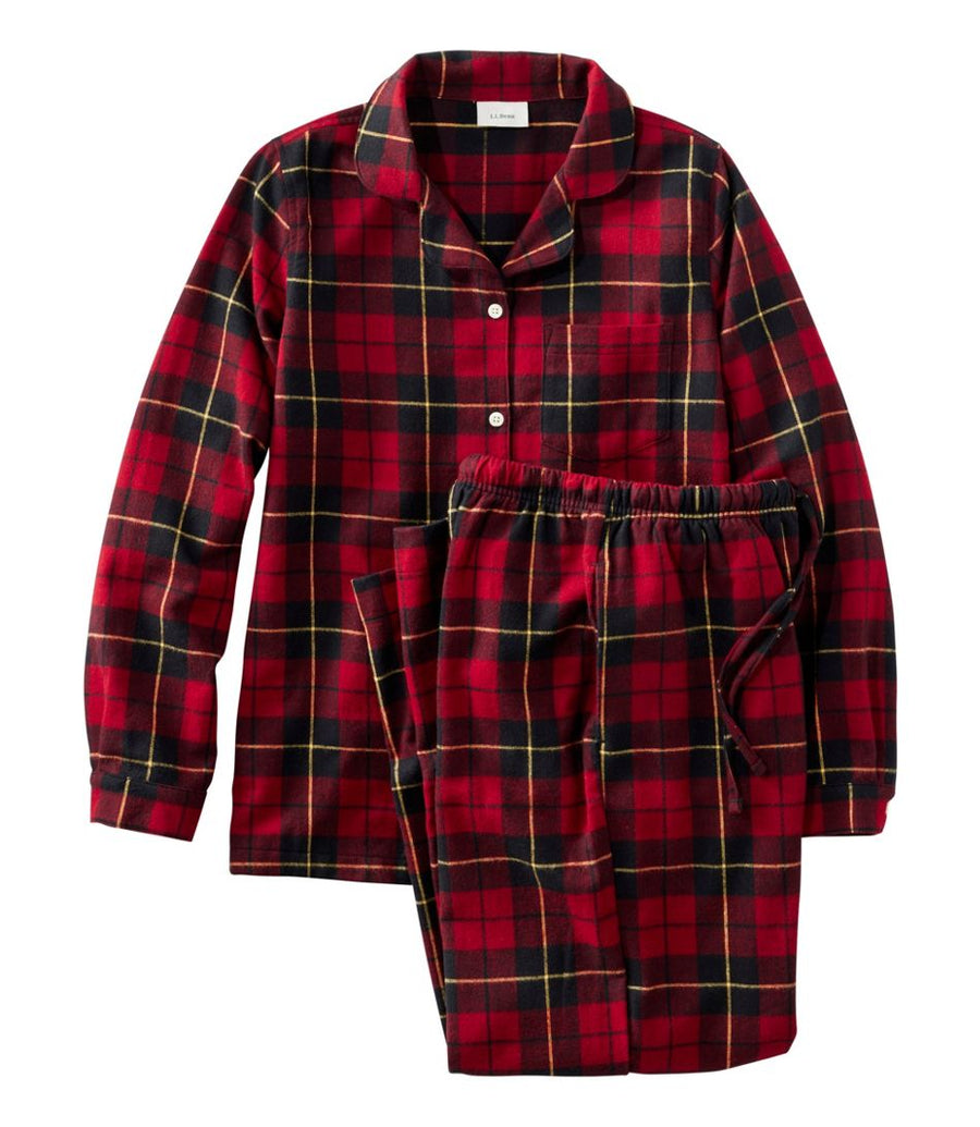 Women's Scotch Plaid Flannel Pajamas