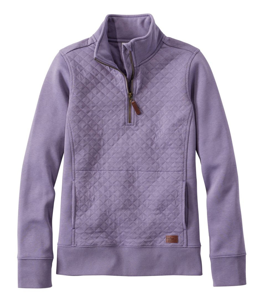 Women's Quilted Quarter-Zip Pullover