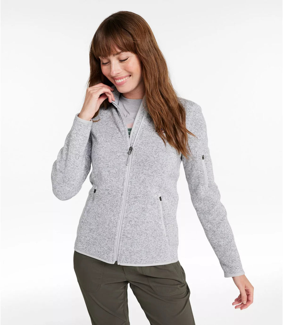 LLBean Women's Sweater Fleece Full-Zip Jacket