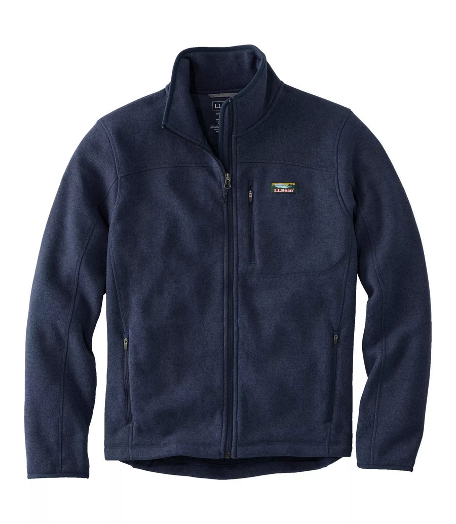 LLBean Men's Sweater Fleece Full Zip Jacket