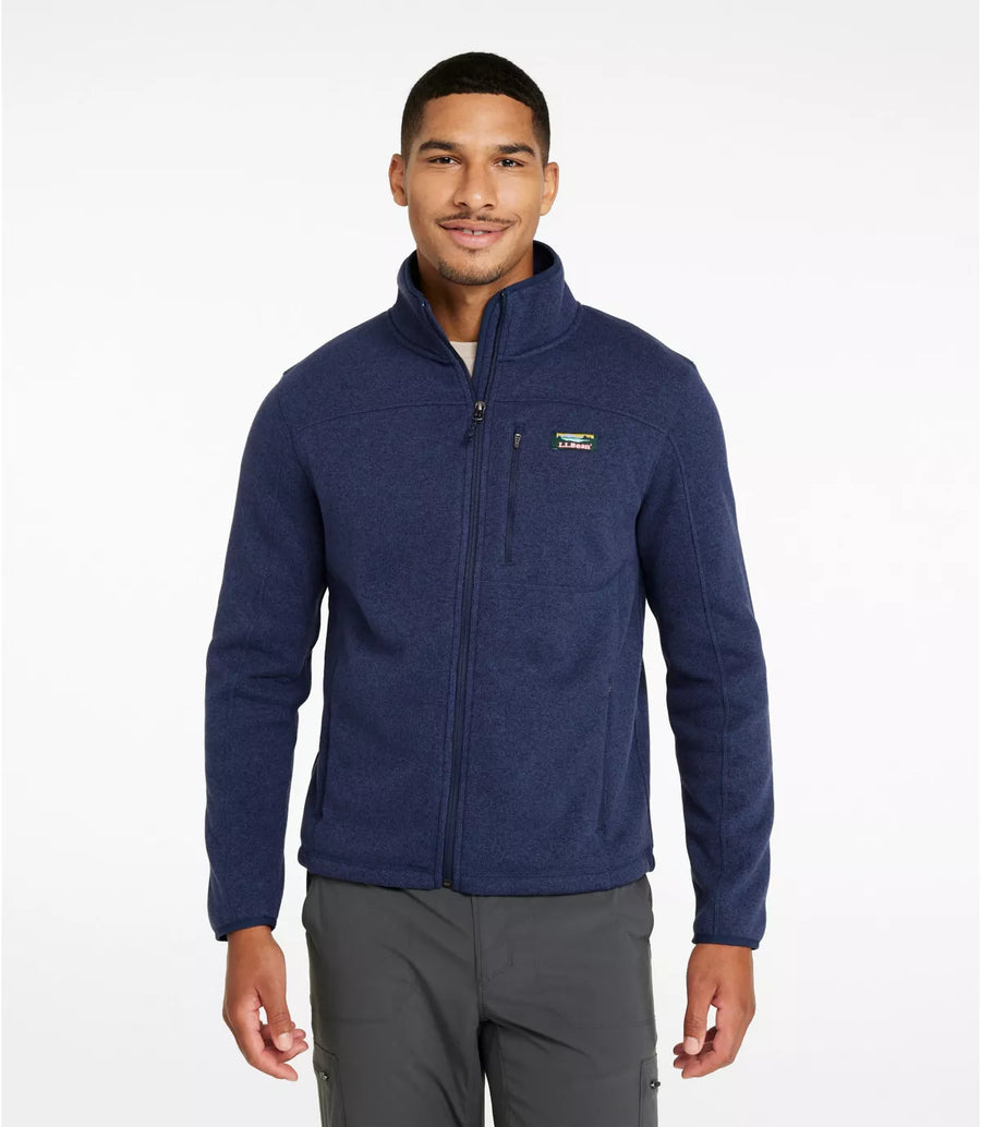 LLBean Men's Sweater Fleece Full Zip Jacket