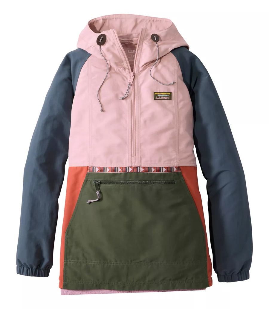 LLBean Women's Mountain Classic Anorak Multi Color