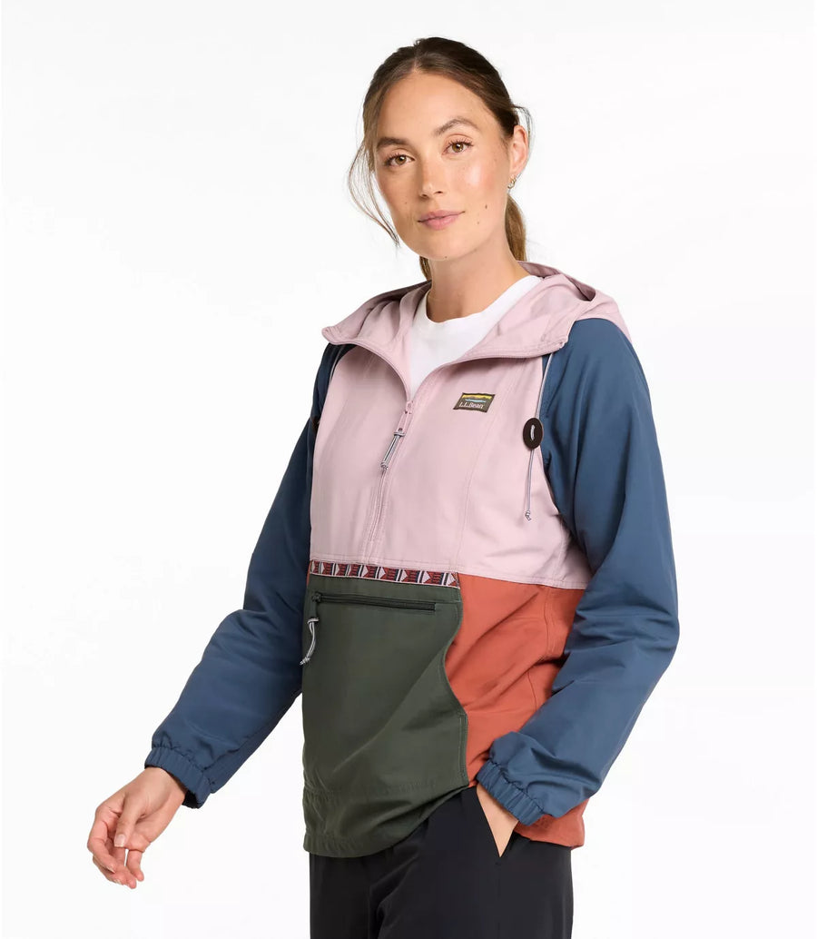 LLBean Women's Mountain Classic Anorak Multi Color