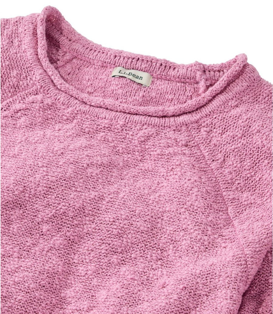 Women's Midweight Cotton Slub Rollneck Pullover