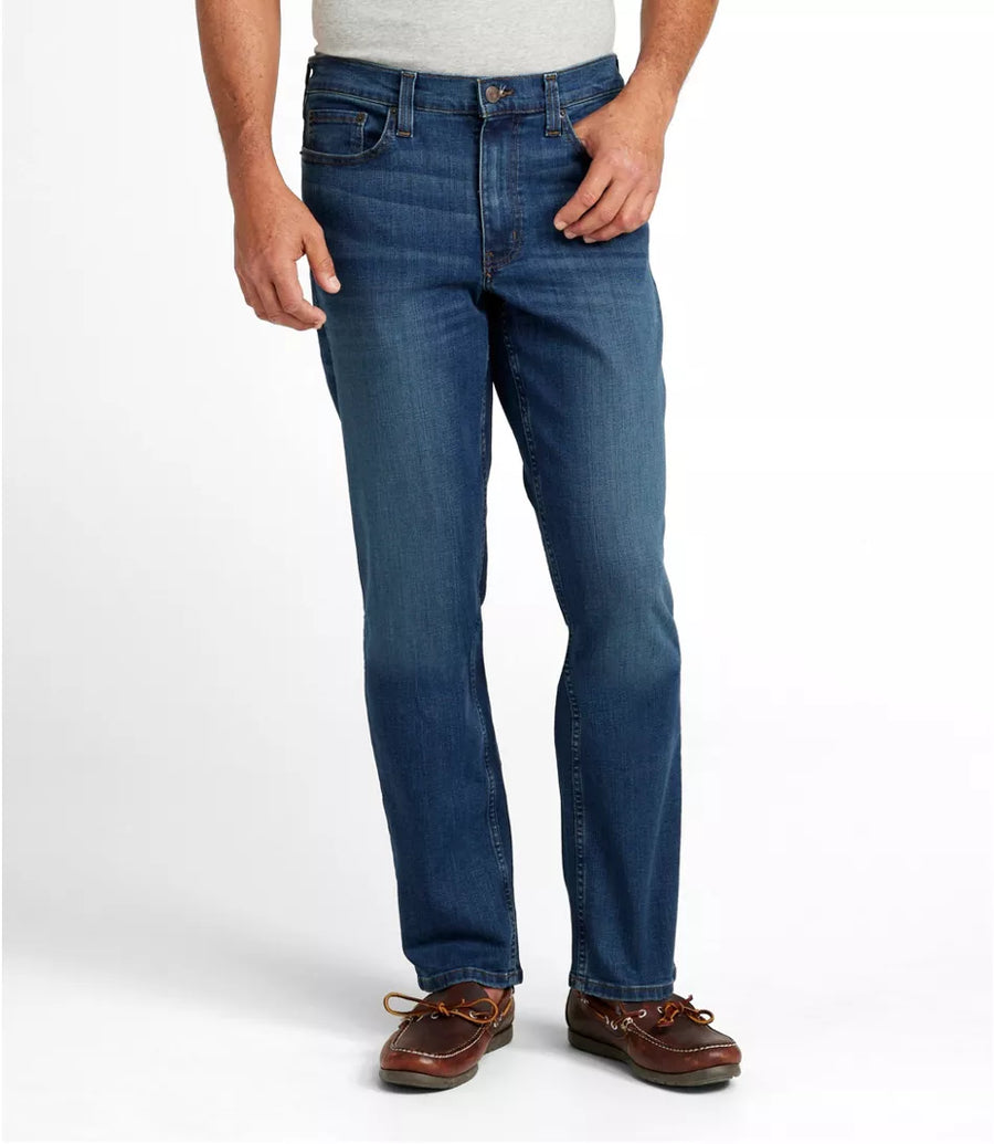 L.L.Bean Men's BeanFlex Standard Athletic Fit Straight Leg Jeans