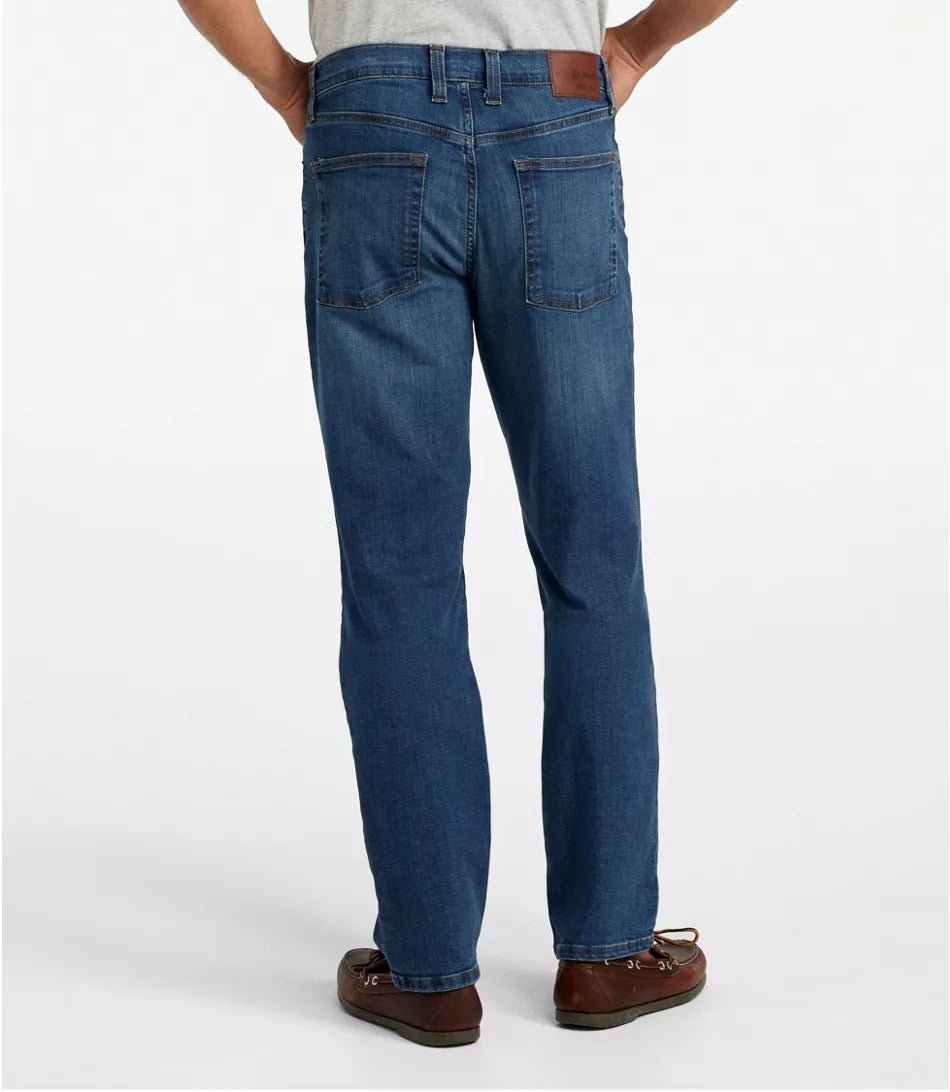 L.L.Bean Men's BeanFlex Standard Athletic Fit Straight Leg Jeans