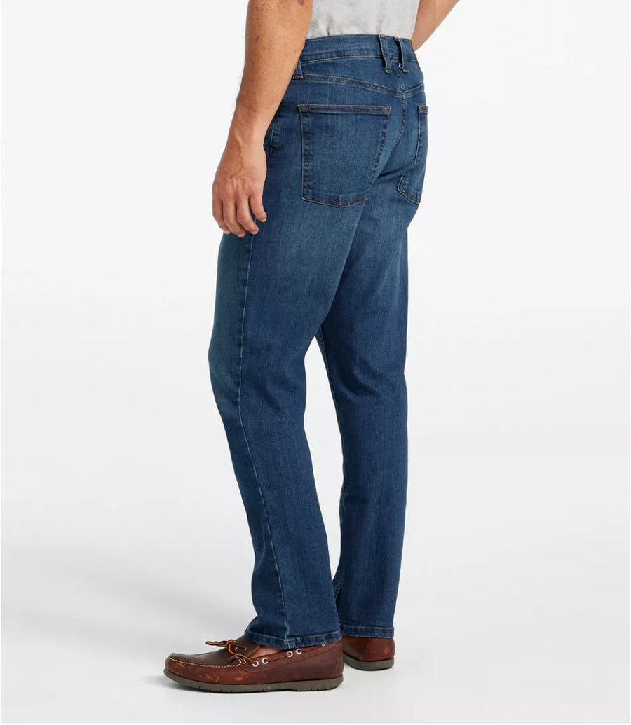L.L.Bean Men's BeanFlex Standard Athletic Fit Straight Leg Jeans