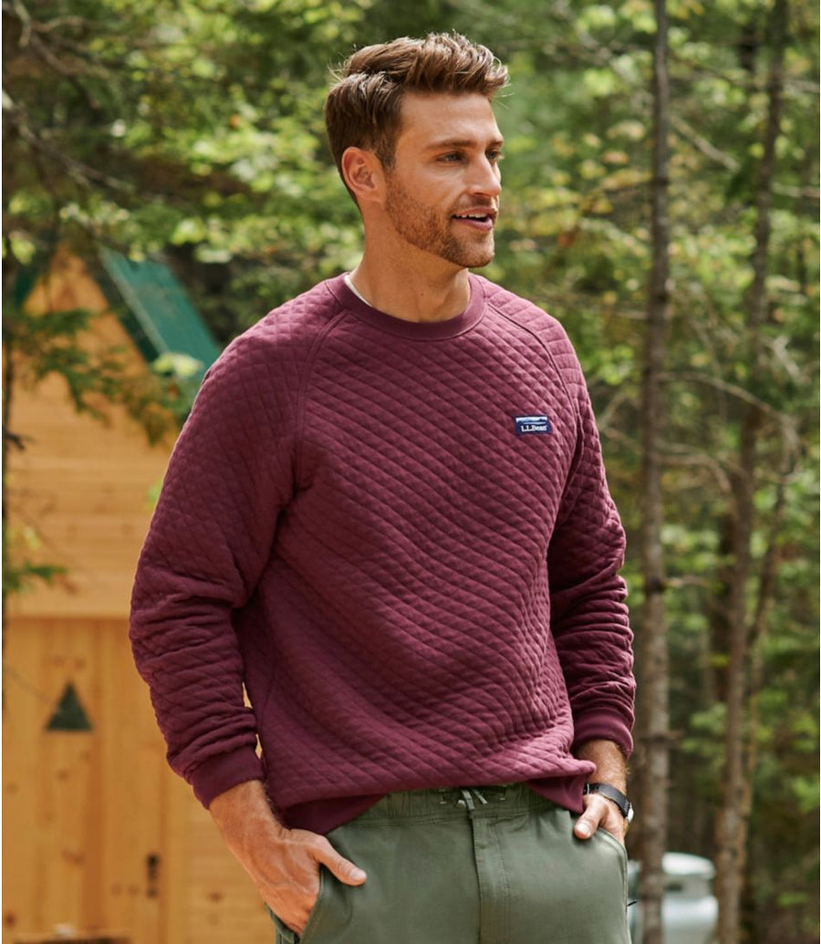 Men's Quilted Sweatshirt