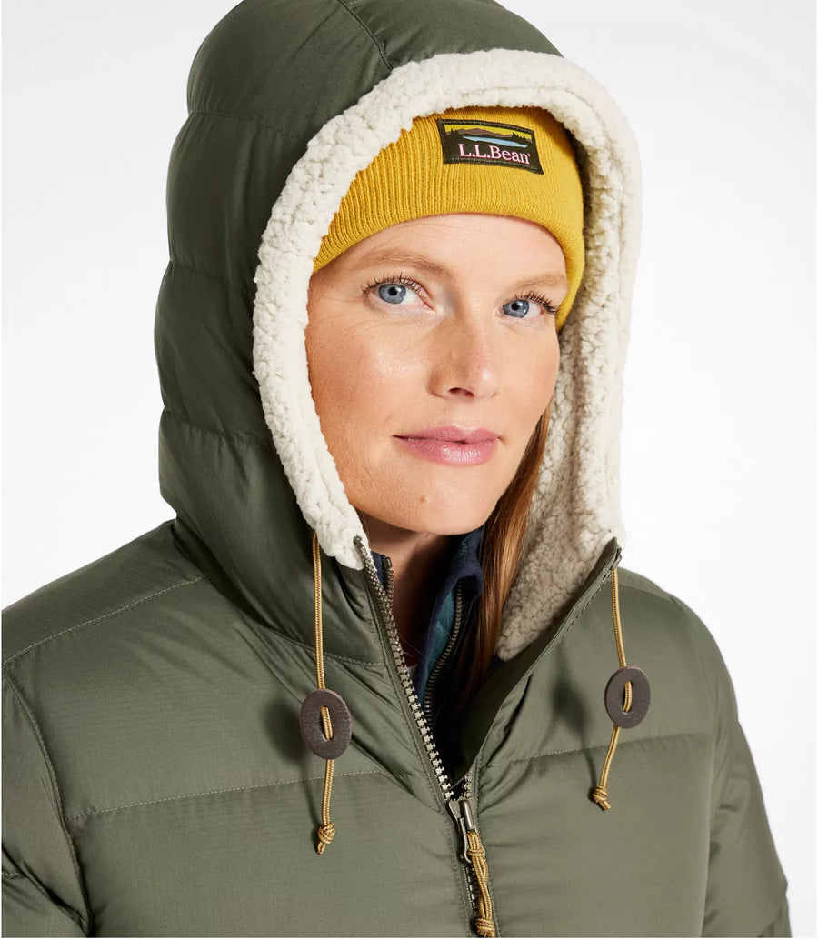 LLBean Women's Mountain Classic Down Coat Sherpa-Lined