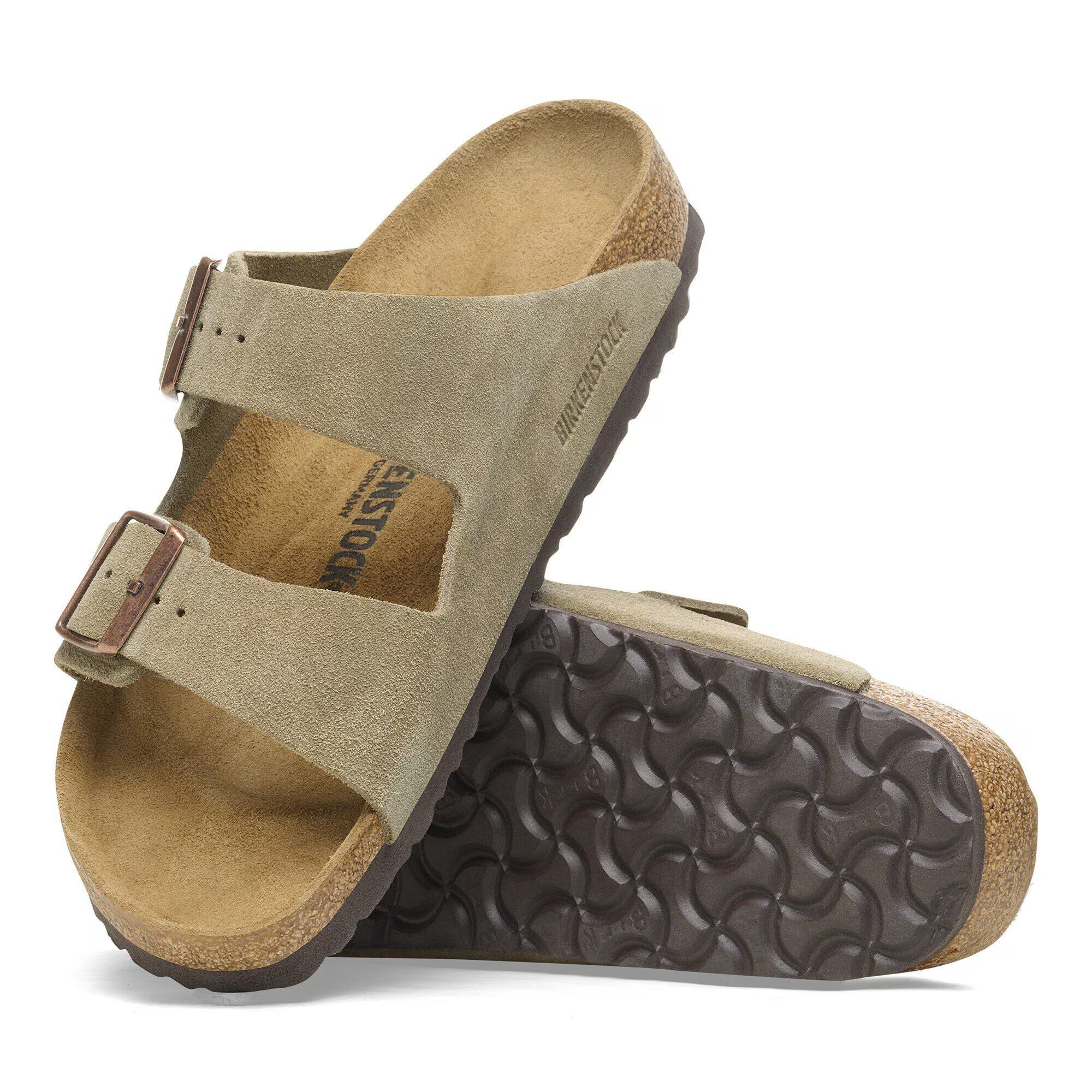 Birikenstock Arizona Suede Leather Narrow