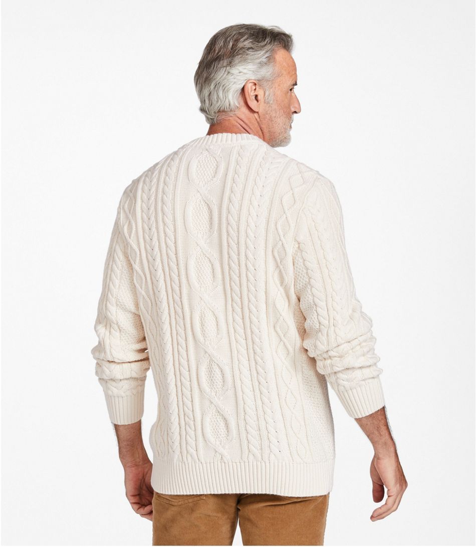 Men's Bean's Heritage Soft Cotton Fisherman Sweater